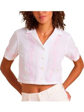 Roark Camp Short Sleeve Button Up Shirt DUSTY ORCHID NWT S